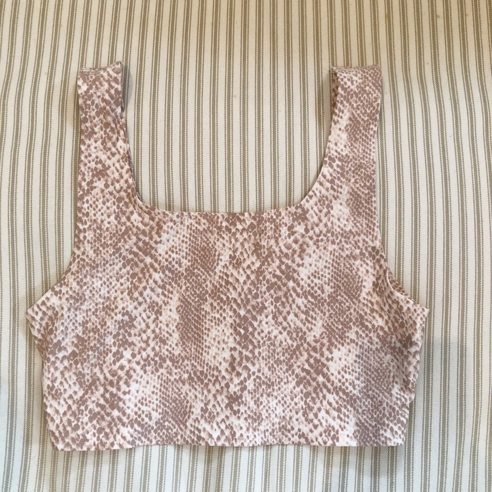 Sophie B B.O.D. Snakeskin Bralette